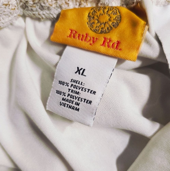 Ruby Rd. Lace Overlay Skirt - Picture 5 of 6